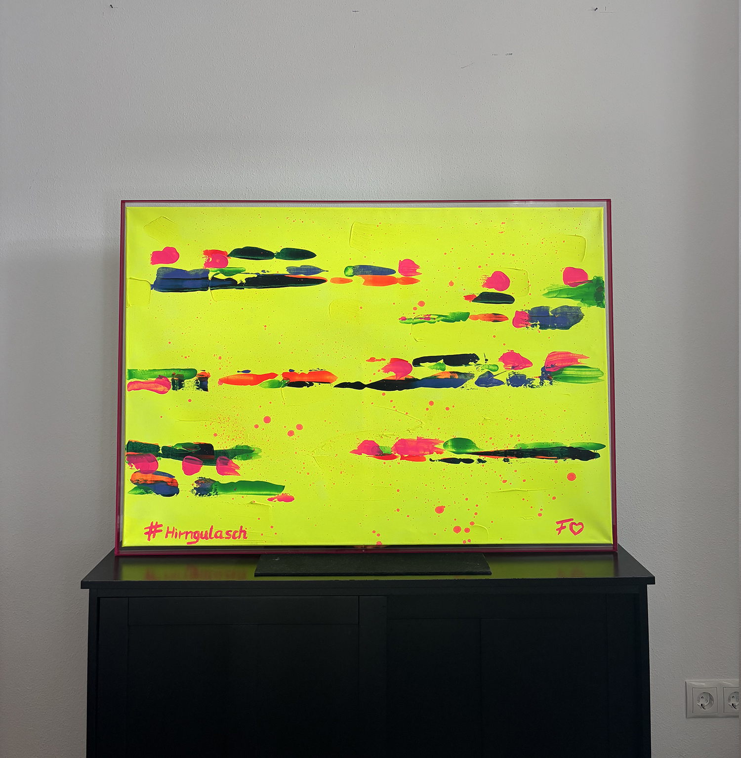 dein Weg Ausstellung hirngulasch depressionen Ängste Kunst Burnout Unperfekt 